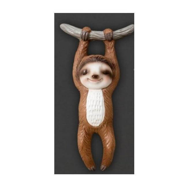 Sloth Animal Wall Hanging Sculpture