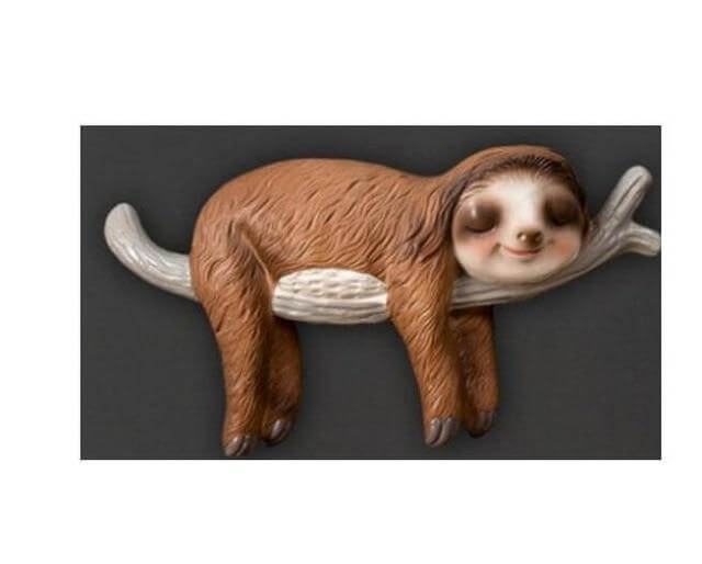 Sloth Animal Wall Hanging Sculpture