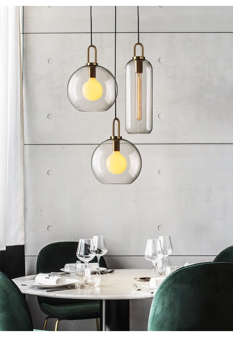 Modern Luxury American Glass Ball Chandelier