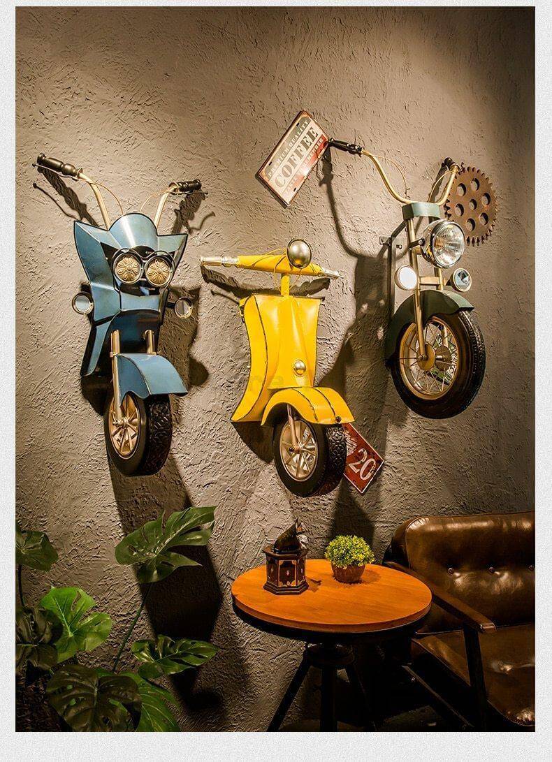 Industry Wall Hanging Motorcycle Decor