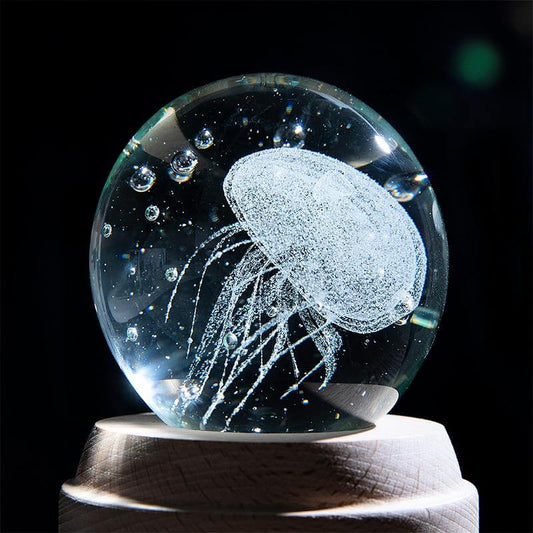 3D Glowing Jellyfish Sculpture Ornament - UTILITY5STORE