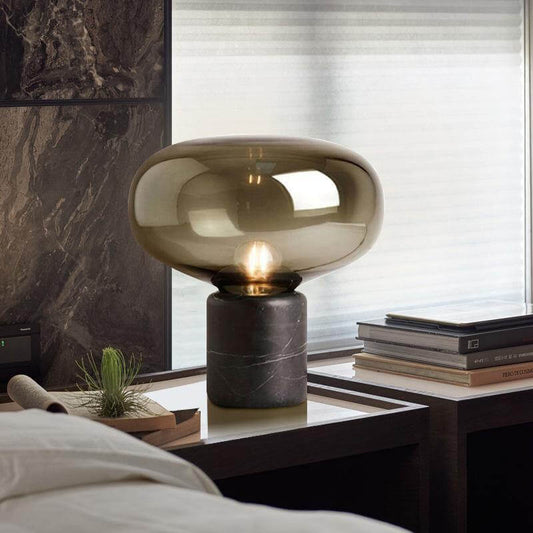 Postmodern Marble Glass Led Table Lamp