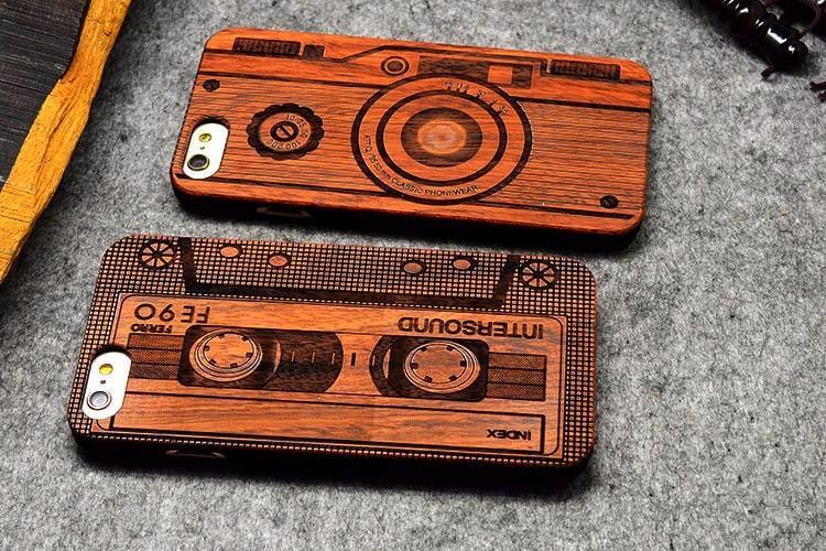 Luxury Hard Wooden for Case Iphone Models