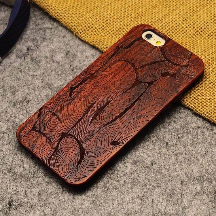 Luxury Hard Wooden for Case Iphone Models