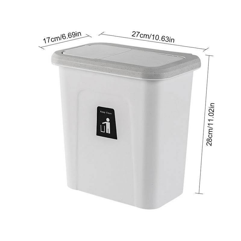 Push-top Trash Can