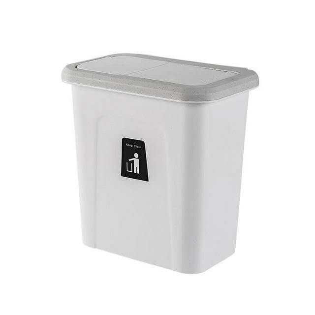 Push-top Trash Can