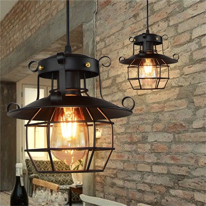 Retro Antique Industrial Loft Ceiling Lamp