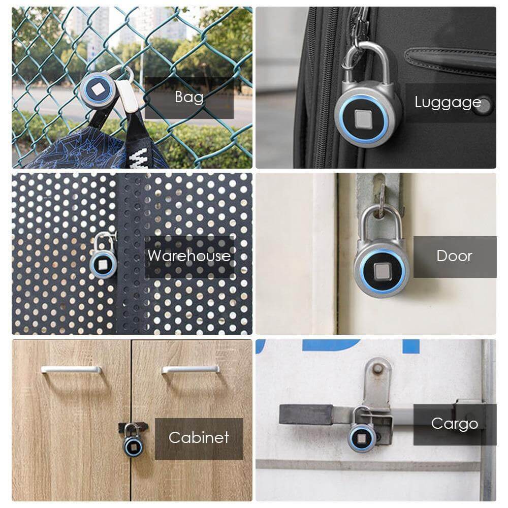 Smart Anti-theft Fingerprint Keyless Padlock