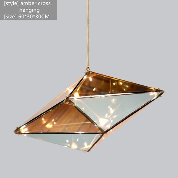 Post-Modern Geometric Elegant Chandelier Hanging Lamp