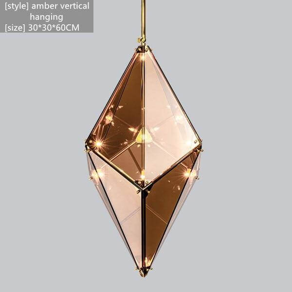 Post-Modern Geometric Elegant Chandelier Hanging Lamp