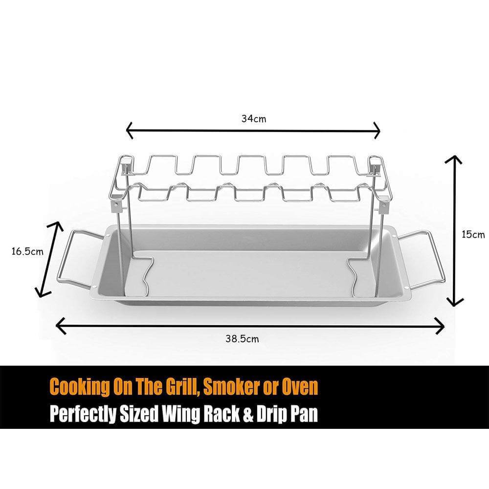 Stainless Steel Chicken Wing Rack