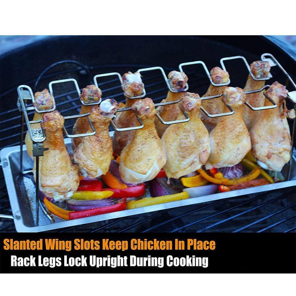 Stainless Steel Chicken Wing Rack