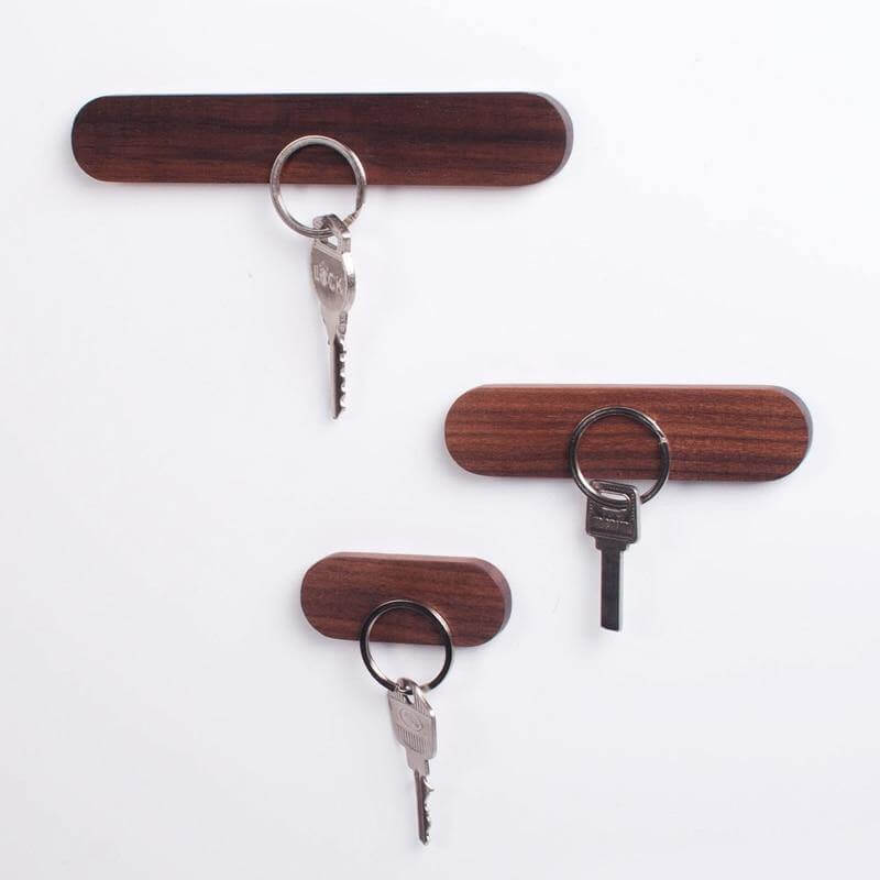 Magnetic Elegant Wood Key Holder