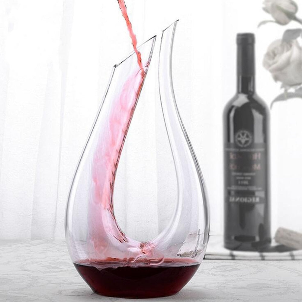 Handmade Crystal Unique Wine Decanter