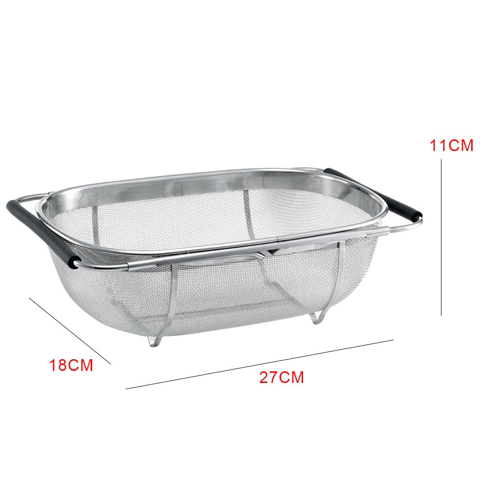 Retractable Oval Sink Drain Basket