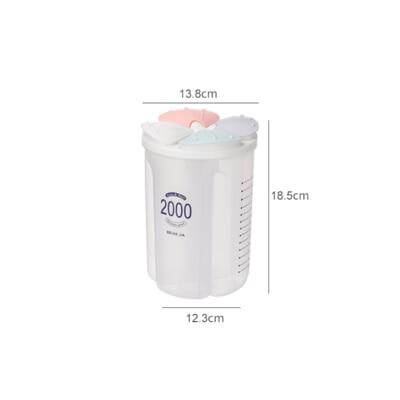 Kitchen Transparent Flower Sealed Storage Tank - UTILITY5STORE