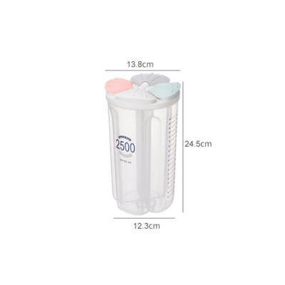 Kitchen Transparent Flower Sealed Storage Tank - UTILITY5STORE