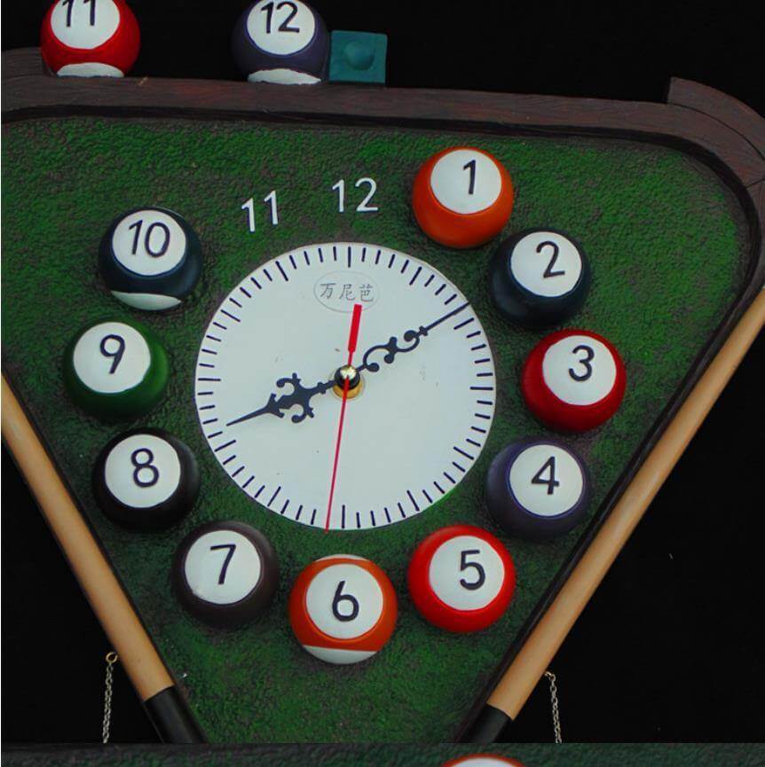 Modern Pool Wall Clock