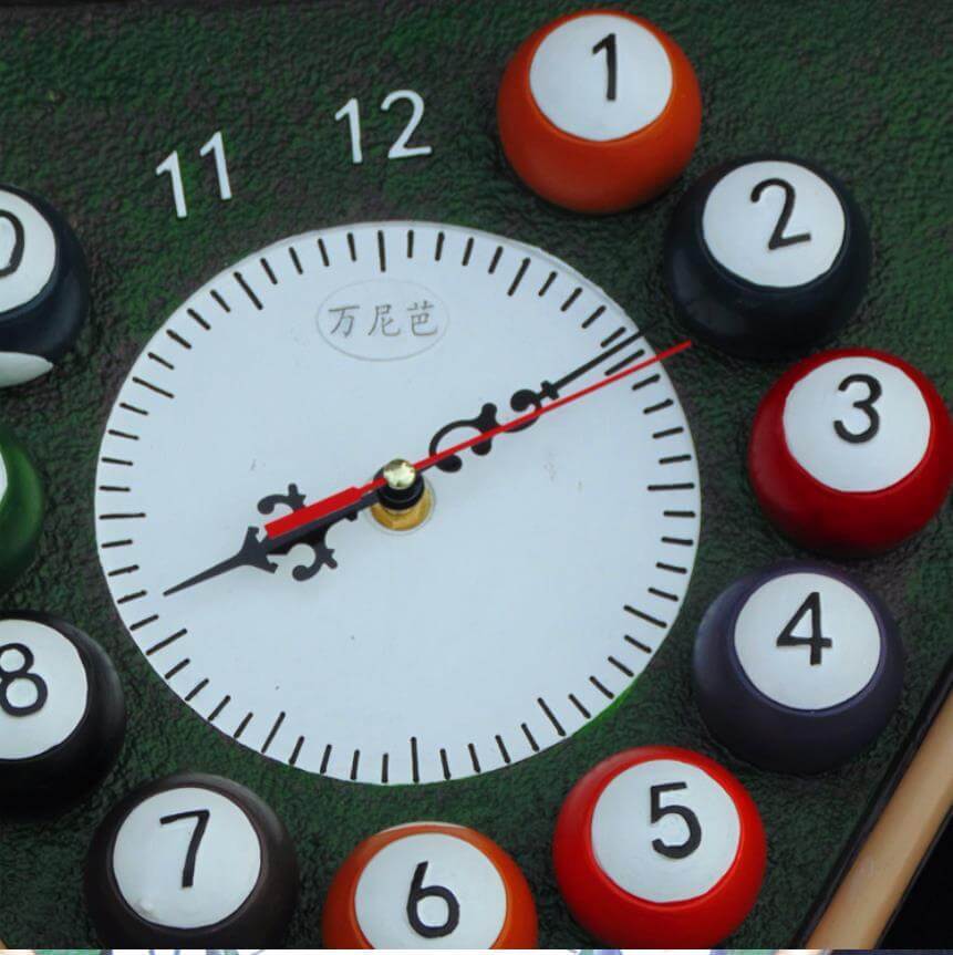 Modern Pool Wall Clock