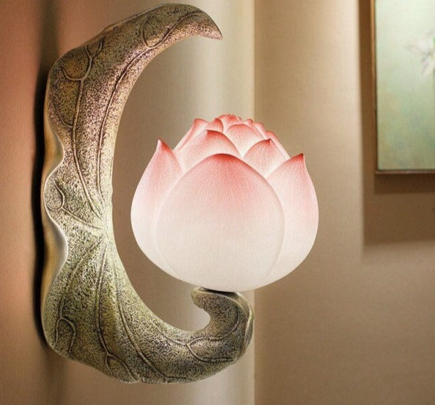 Lotus Flower Retro Wall Lamp