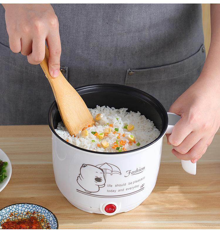 Mini Electric Double Layer Hot Pot Rice Cooker