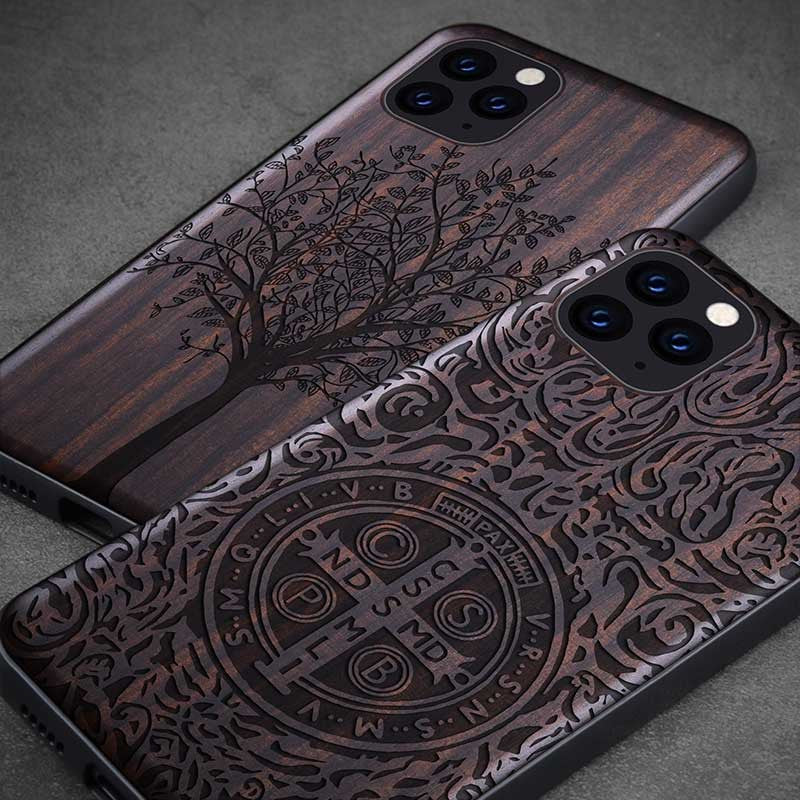 Luxury Wooden Flexible iPhone Case