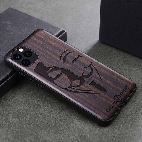 Luxury Wooden Flexible iPhone Case