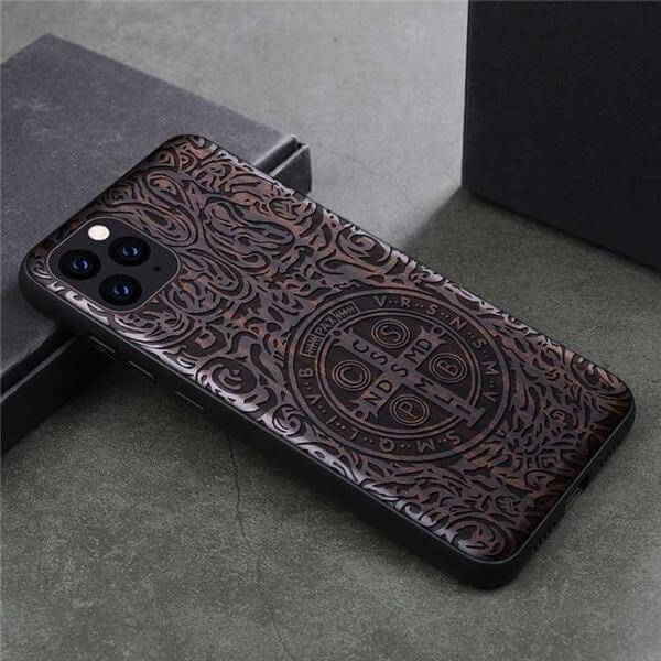 Luxury Wooden Flexible iPhone Case