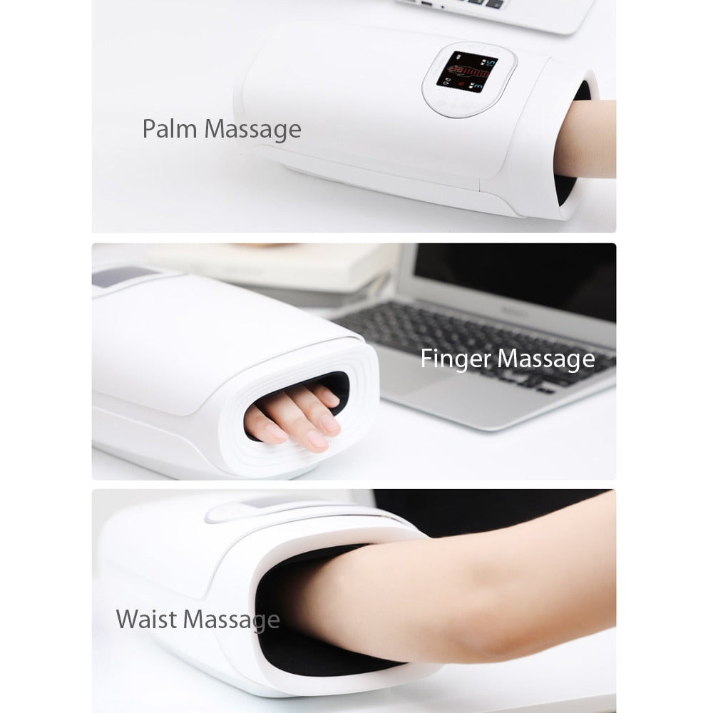 Wireless Electric Heat Compression Hand Massager - UTILITY5STORE