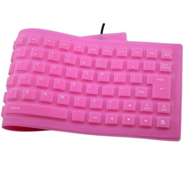 Silicone Foldable Waterproof USB Keyboard