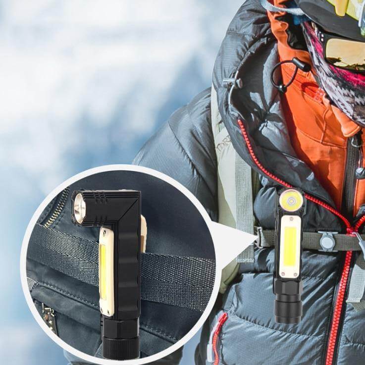 Rechargeable Magnetic Adjustable Camping Flashlight