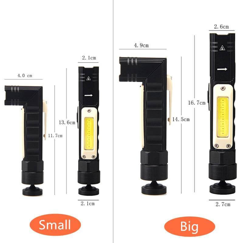 Rechargeable Magnetic Adjustable Camping Flashlight