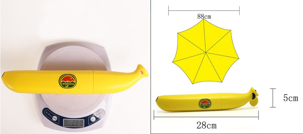 Creative Mini Folding Banana Umbrella - UTILITY5STORE