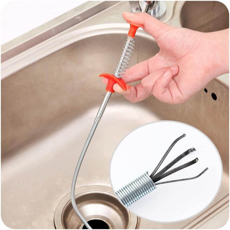 Elastic Clog Remover Drain Cleaning Stick Tool