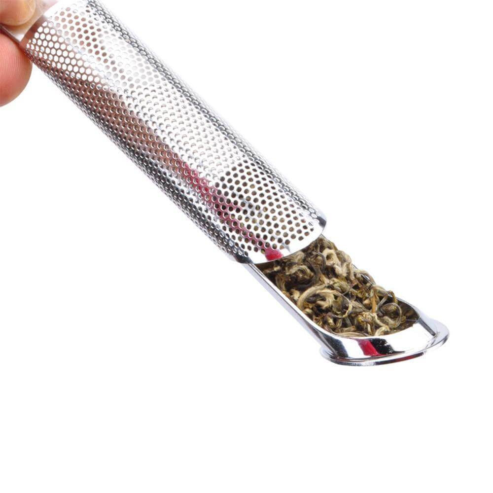 Silver Pipe Stainless Steel Tea Infuser Filter