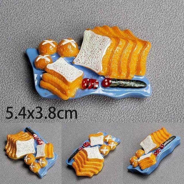 3D Creative Food Magnets - UTILITY5STORE