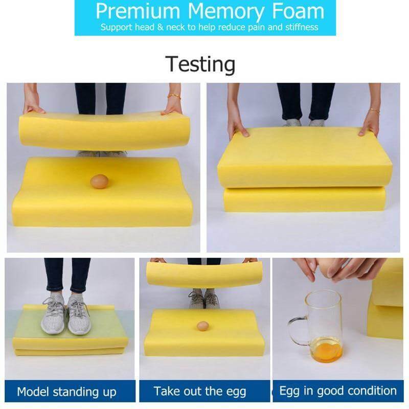 Memory Foam Orthopedic Neck Pillow