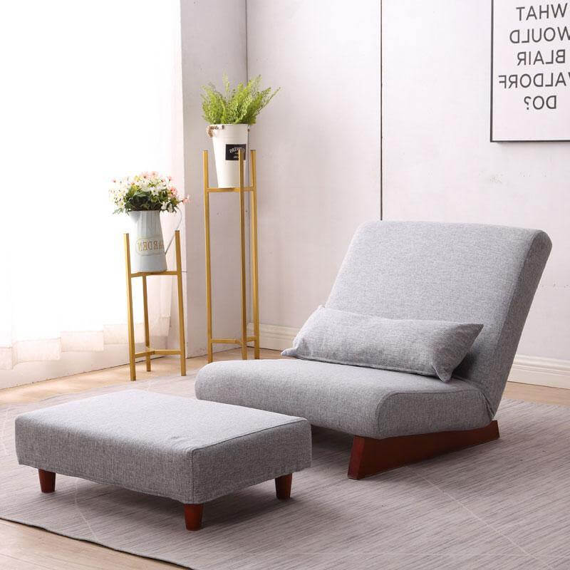 Japanese Style Floor Folding Single Sofa Chair