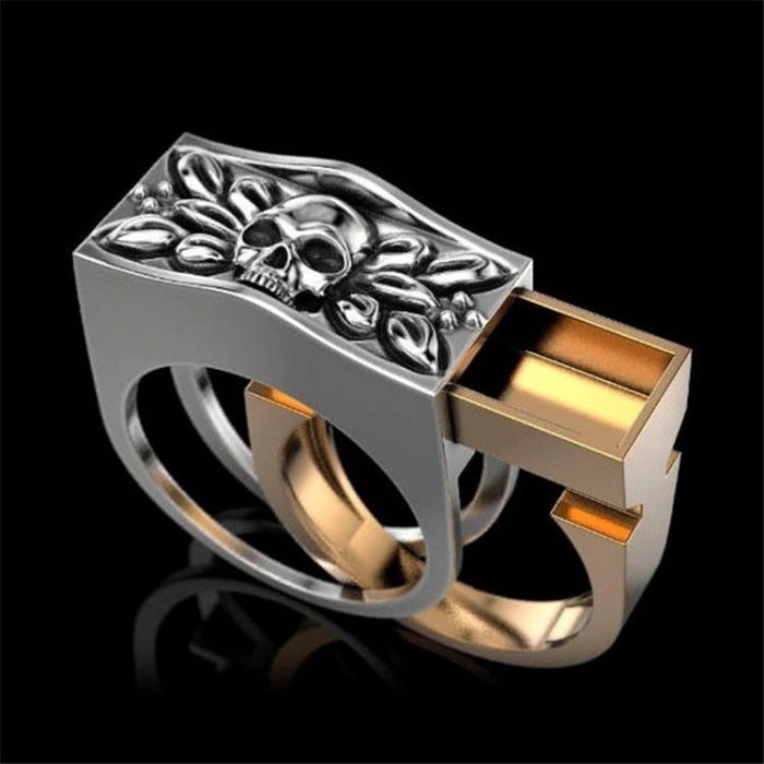 Men's Fashion Steampunk Skull Ring