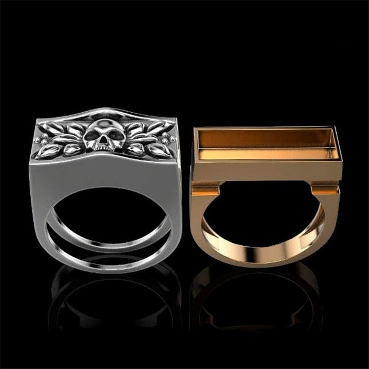 Men's Fashion Steampunk Skull Ring