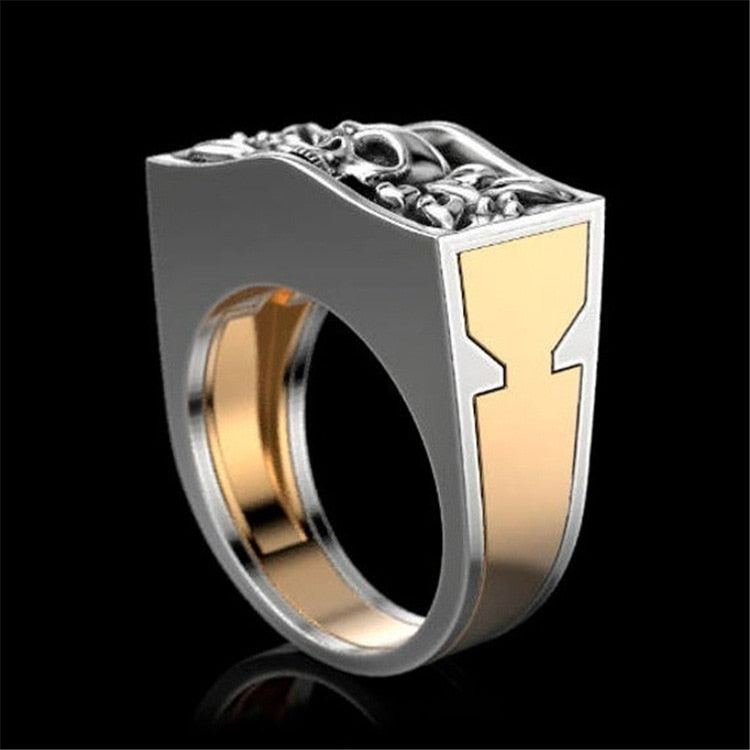 Men's Fashion Steampunk Skull Ring