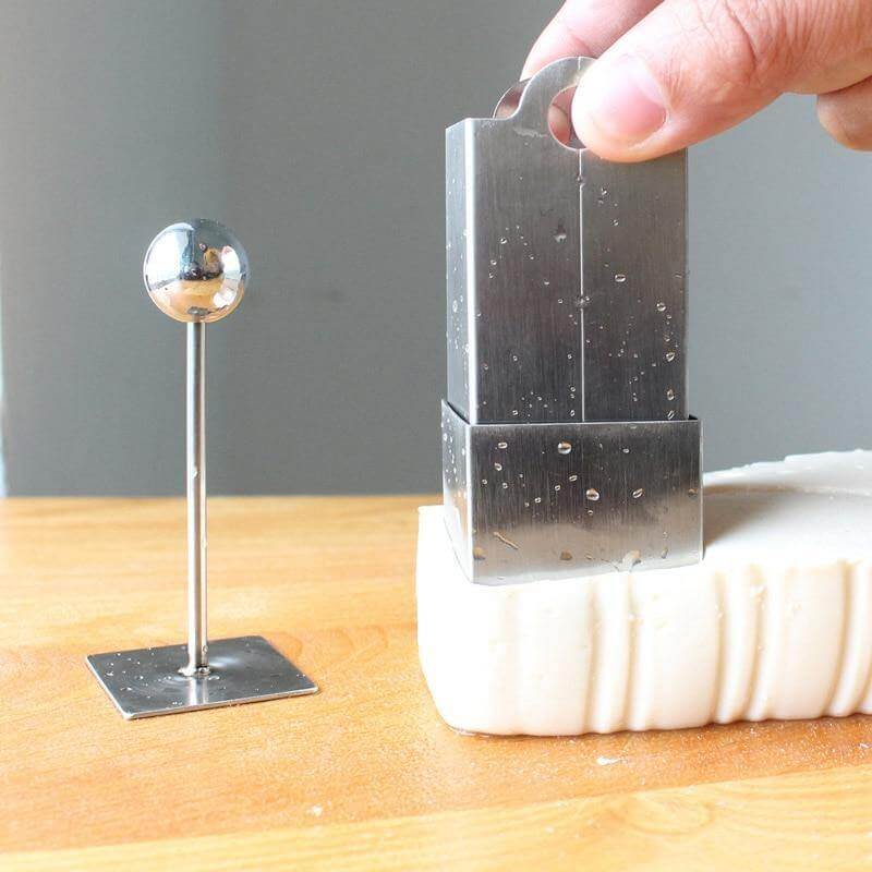 Handy Square Manual Press Tofu Cheese Slicer