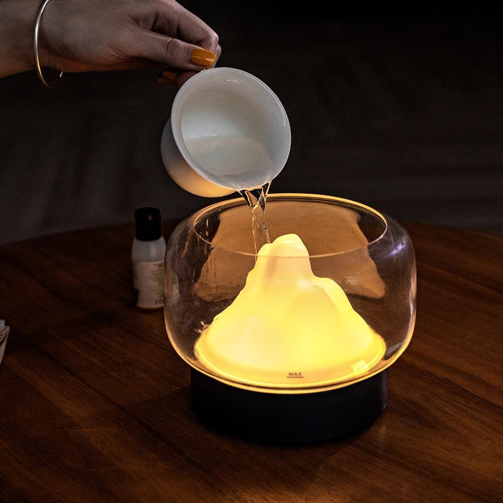 Moutain View Essential Oil Aromatherapy Diffuser Lamp