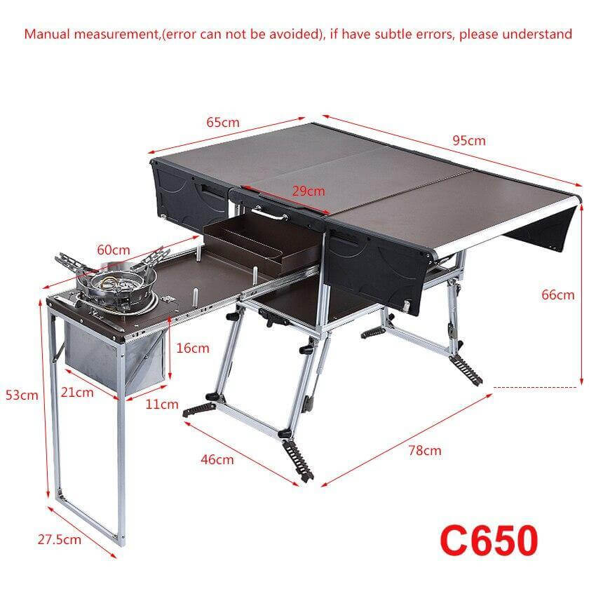 Outdoor Foldable Mobile Kitchen