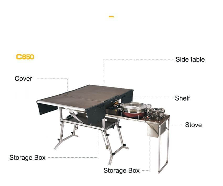 Outdoor Foldable Mobile Kitchen