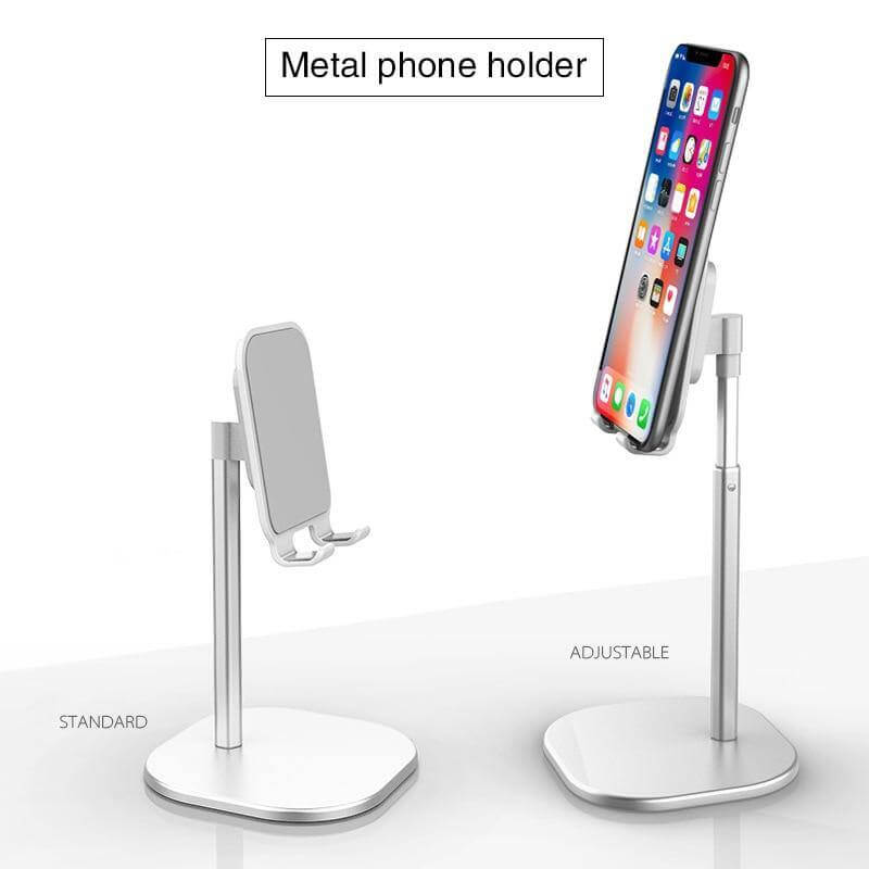 Universal Multi Height Adjustable Metal Smartphone Holder