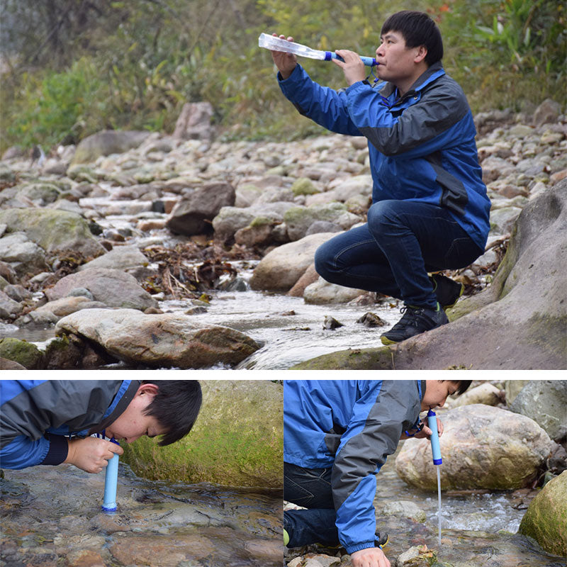 Outdoor Hiking Survival Portable Water Purifier