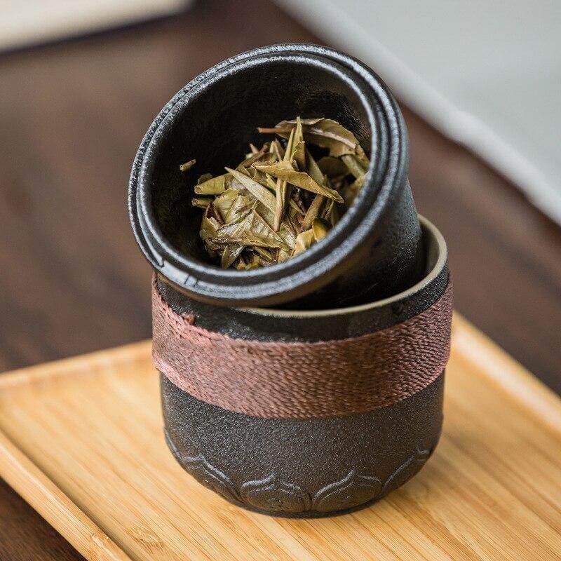 Portable Chinese Kung Fu Ceramic Tea Mug