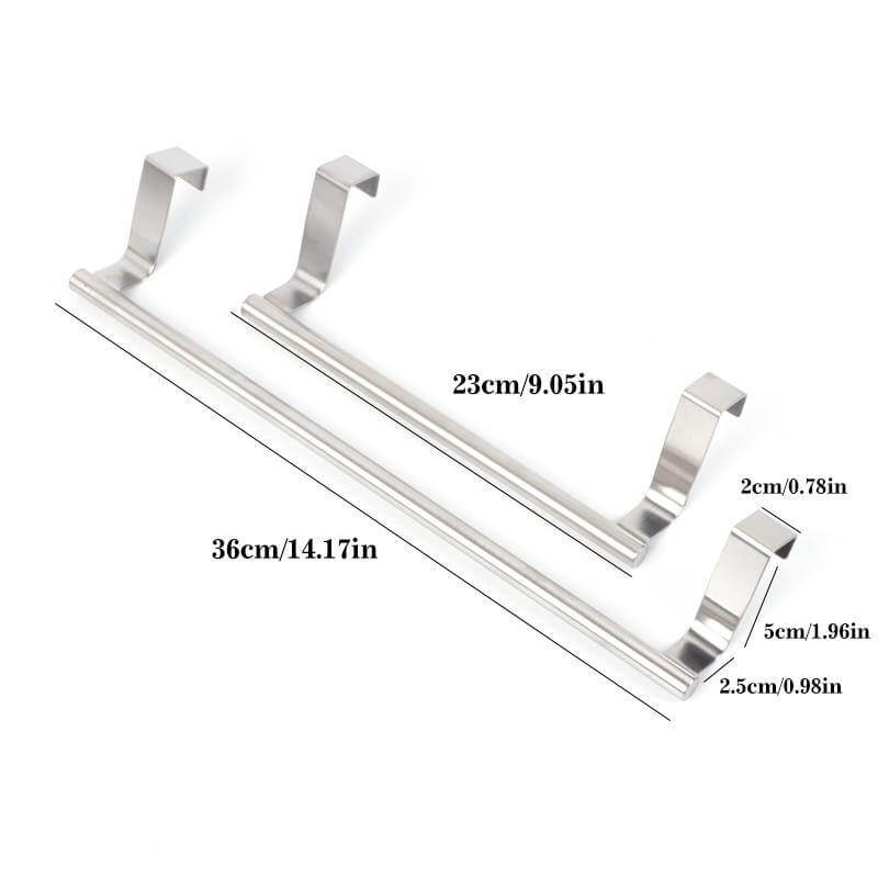 Metal Durable Stainless Steel Cabinet Towel Hanger