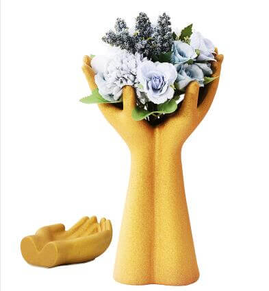 European Hand Model Ceramic Vase Decoration